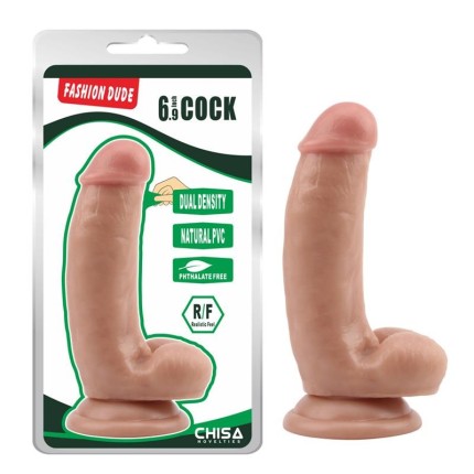 Topelt Tihedusega Dildo Fashion Dude 6.9