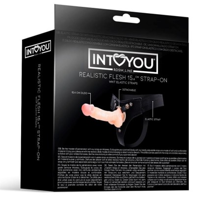 Mistress Elastne Strap-on Silikoonist Dildoga 15.4 cm
