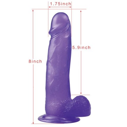 Dildo Jelly Studs 8 Lilla