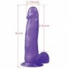 Dildo Jelly Studs 8 Lilla