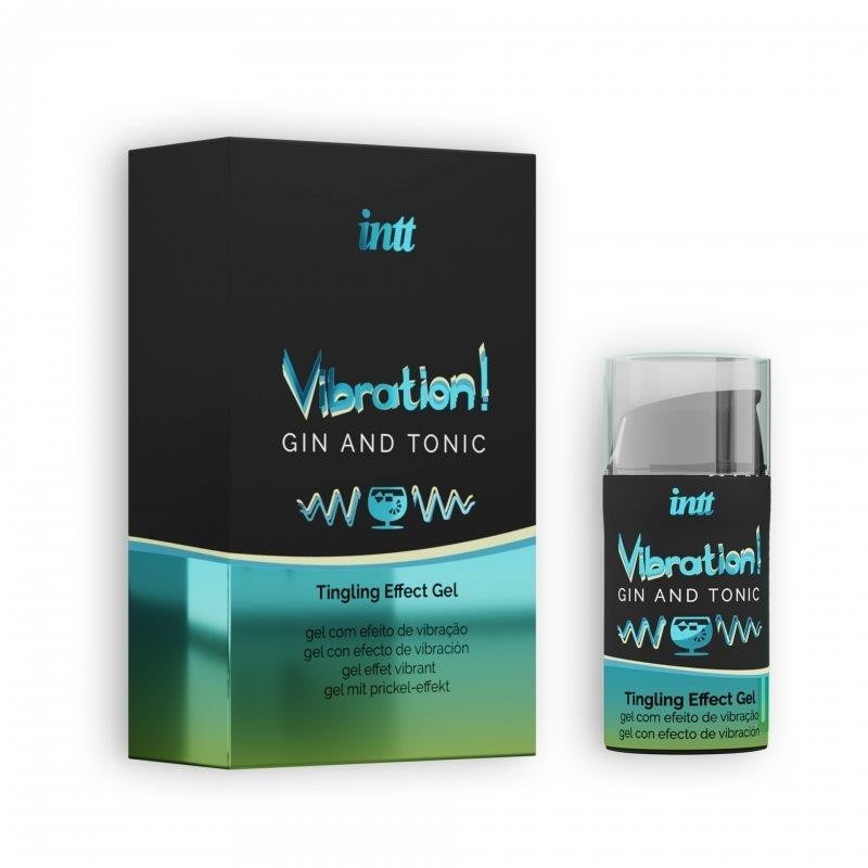 Soojendav Vedel Vibraator, Gin-Toonik 15ml