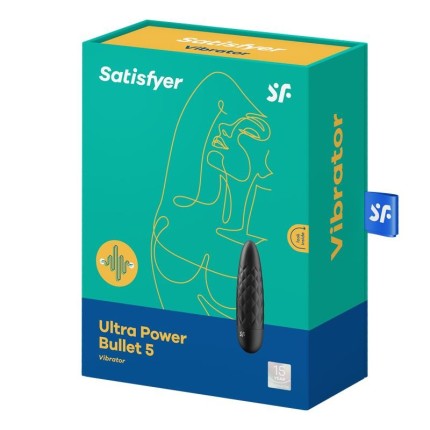 Ultra Power Bullet 5 Kuulvibraator, Must