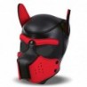 Hound Dog Hound with Removable Muzzle Neoprene Black/Red One Size